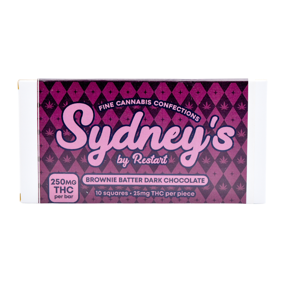 Sydneys Delta 9 THC 250MG Chocolate Bars / Brownie Batter *ATX Only